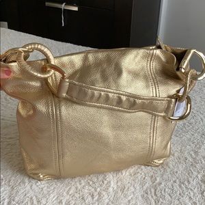 Genuine leather Michael Kors Gold bag